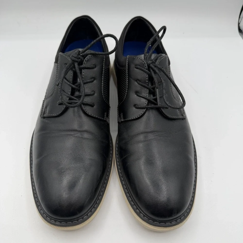 Nunn Bush Chase Oxford Shoes Mens‎ 8.5 M Black Plain Toe Dress Lightweight KORE